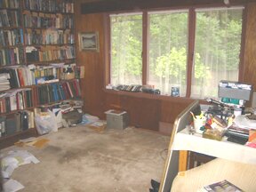 My Dad's den, empty.