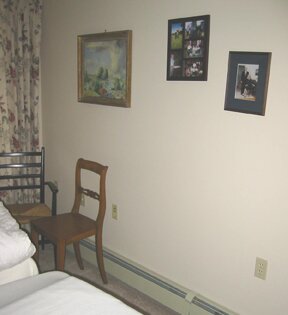 Artwork in the bedroom.